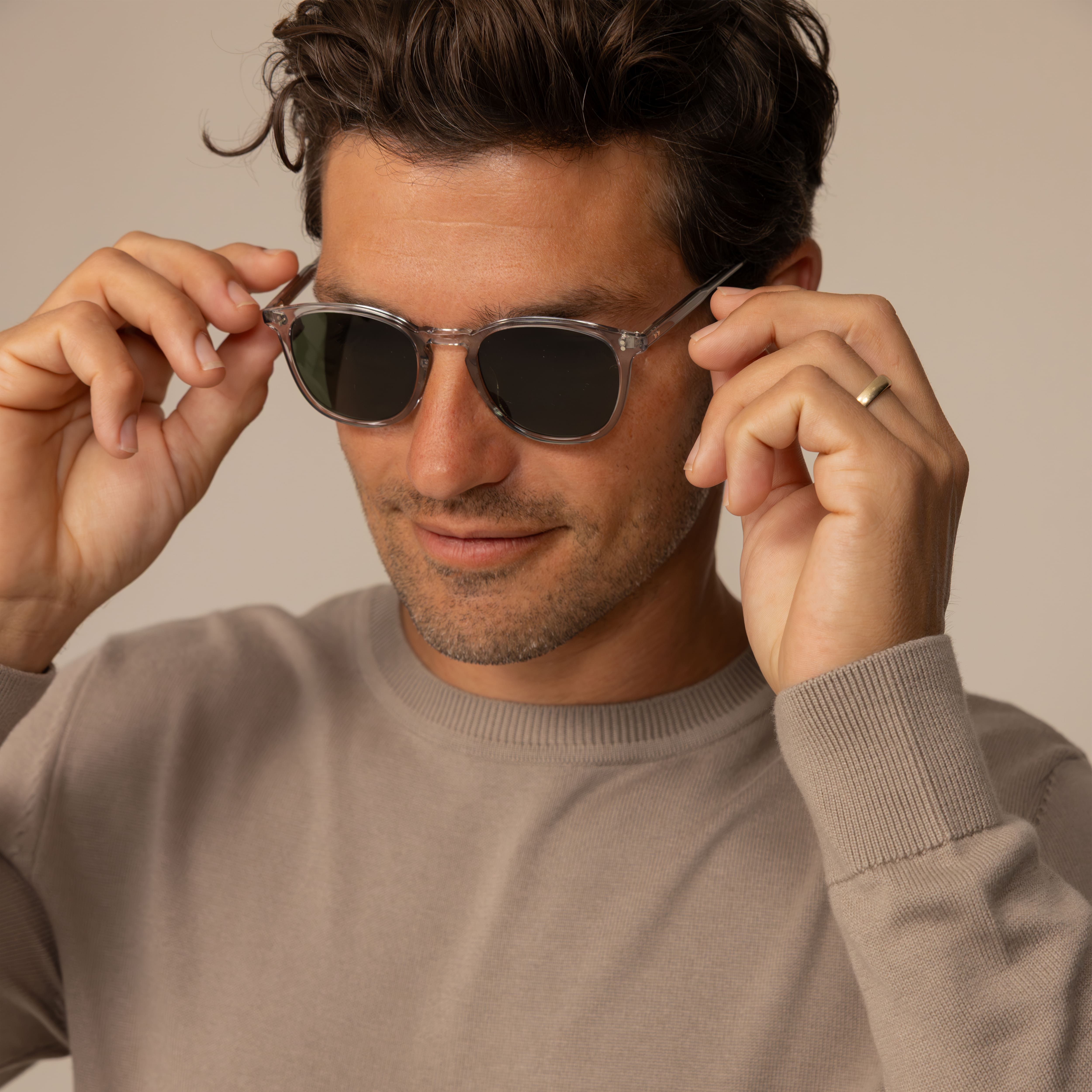 Fine Knit Crew Neck Jumper