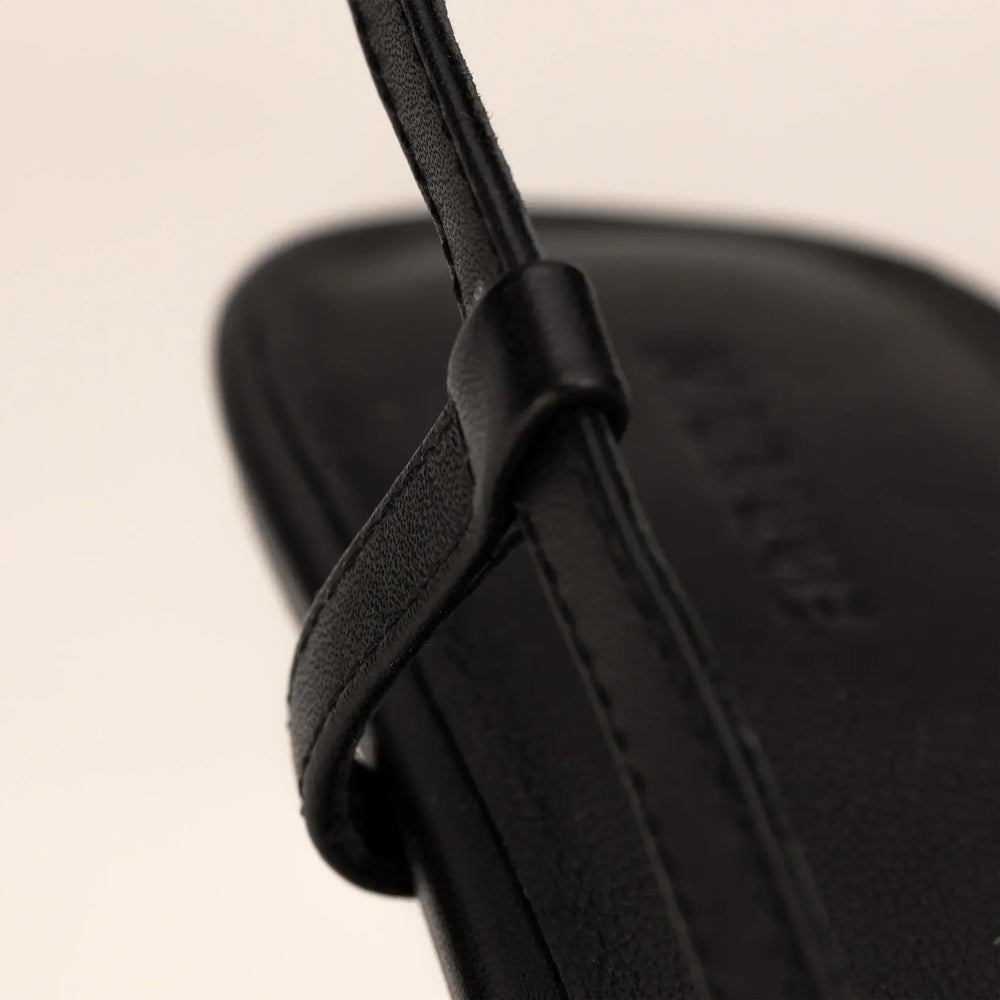 Slingback Leather Heels