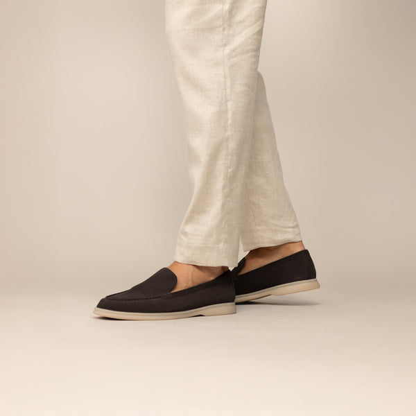 Suede Loafers