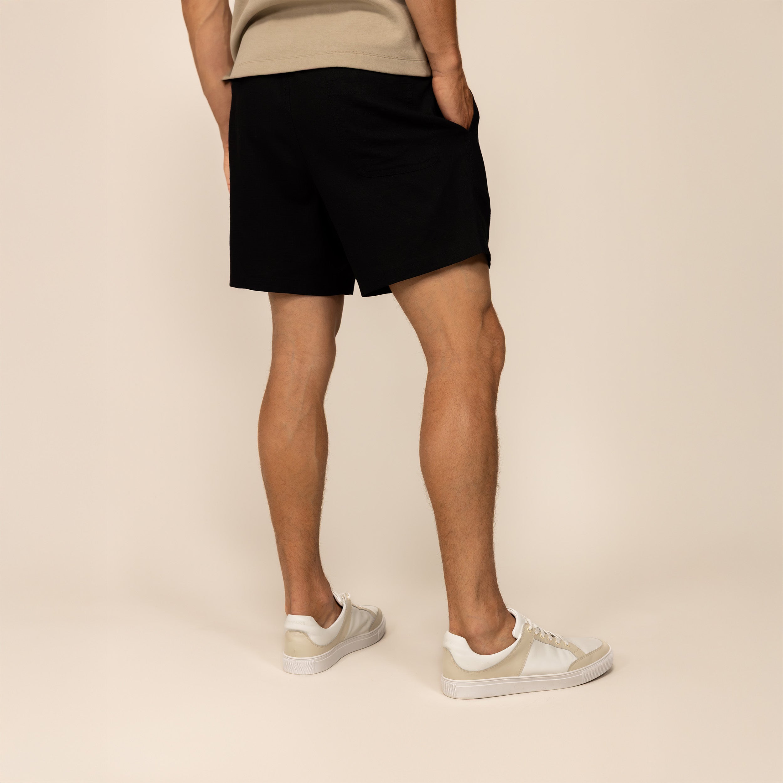 Casual Linen Blend Shorts