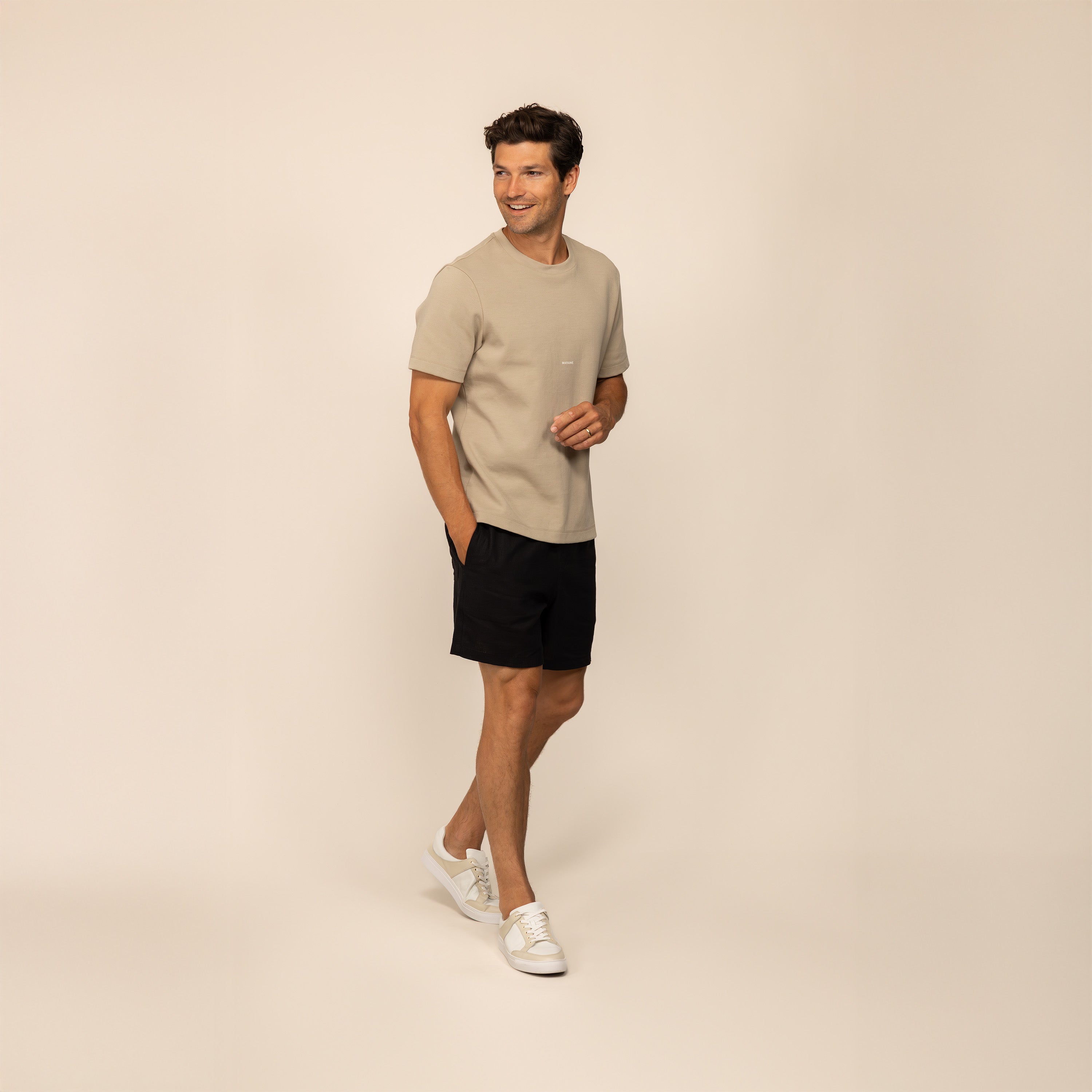 Casual Linen Blend Shorts