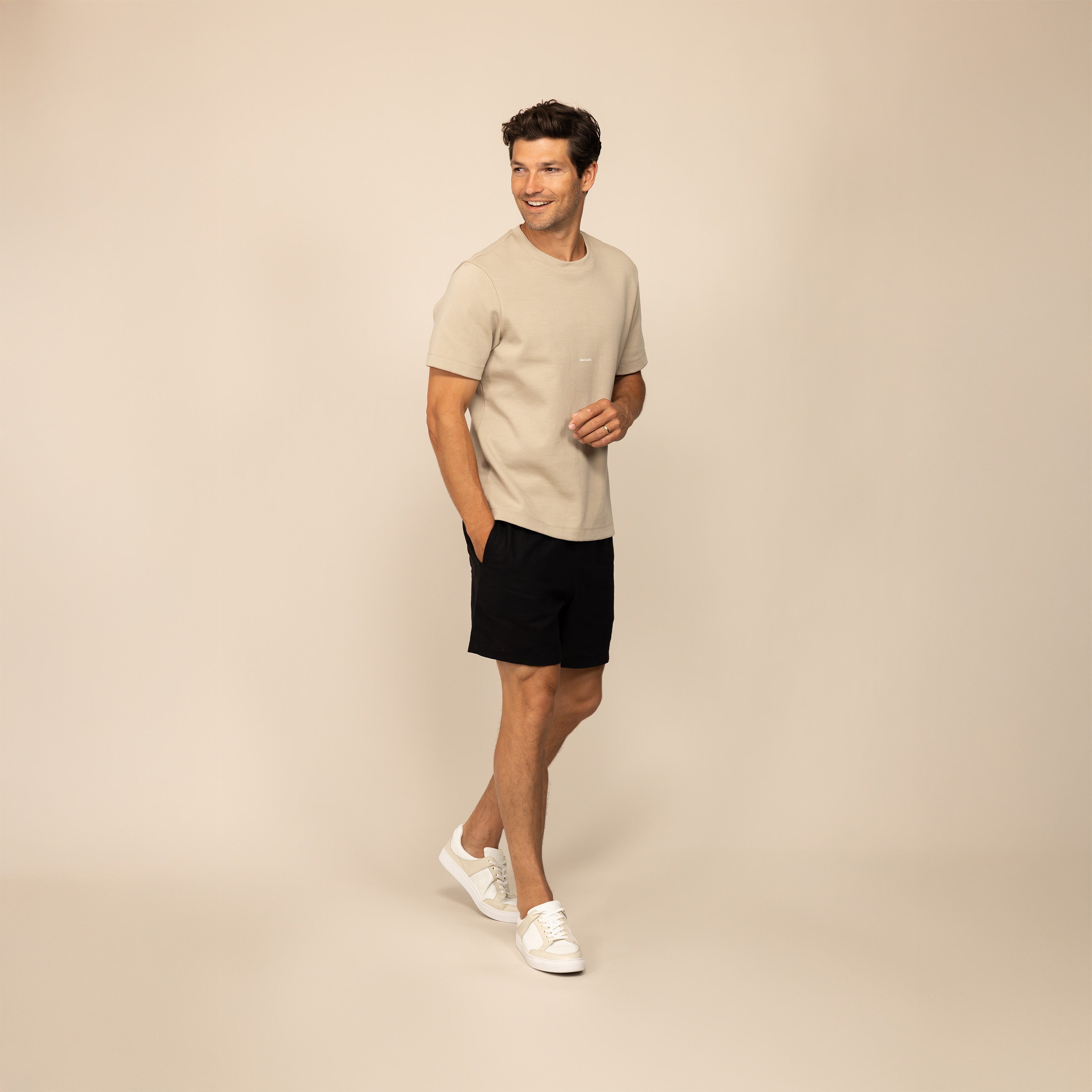 Casual Linen Blend Shorts