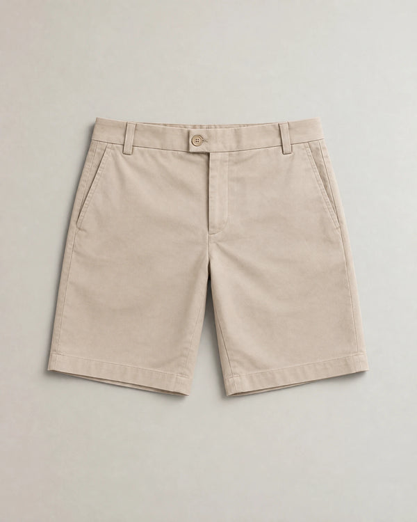 Classic Chino Shorts campaign 09|almond taupe