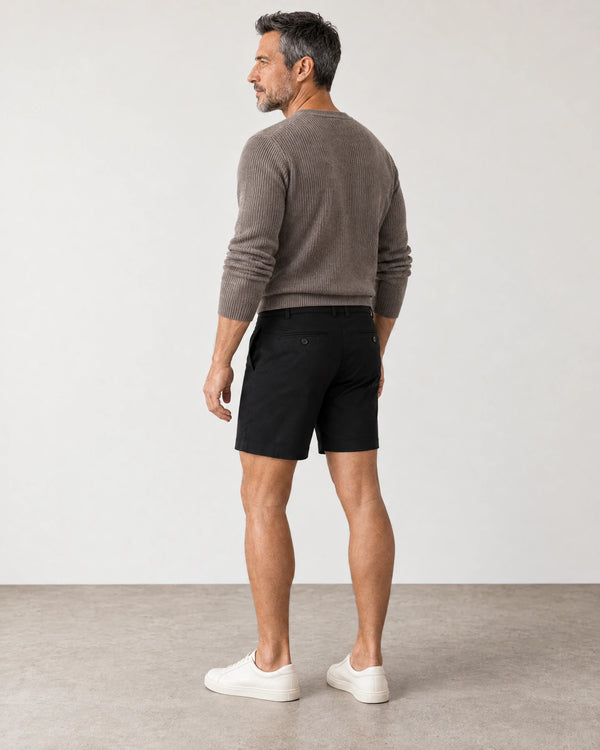 Classic Chino Shorts campaign 04|black