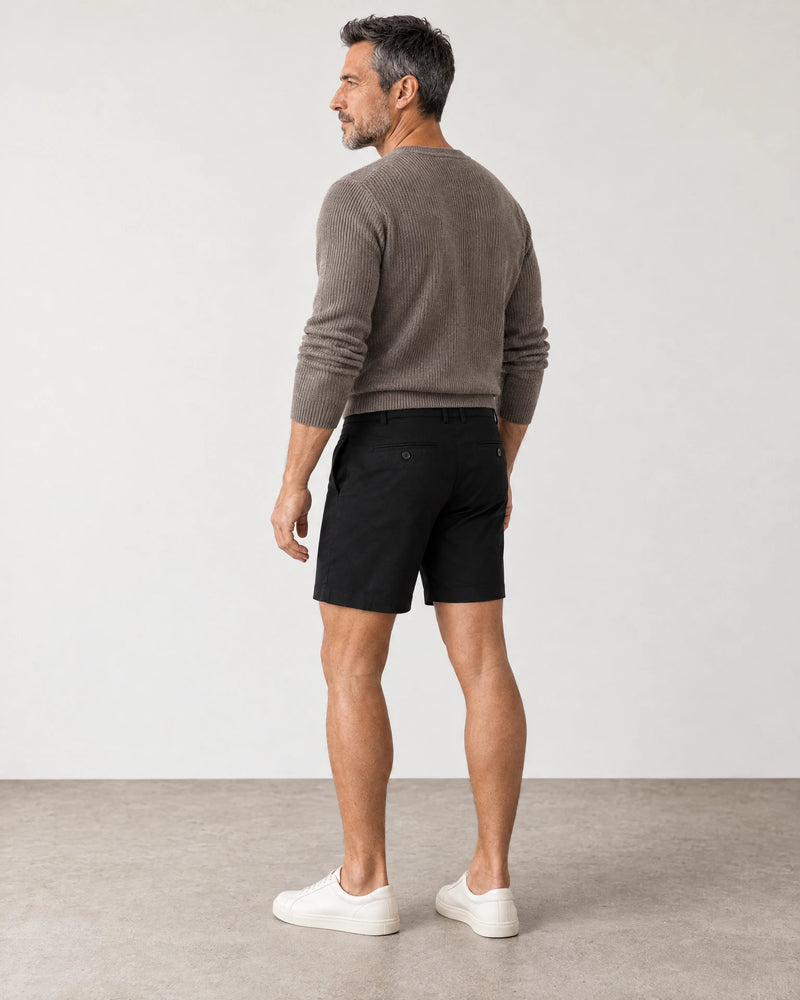 Classic Chino Shorts campaign 04|black
