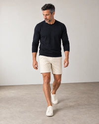 Classic Chino Shorts campaign 06|ivory stone