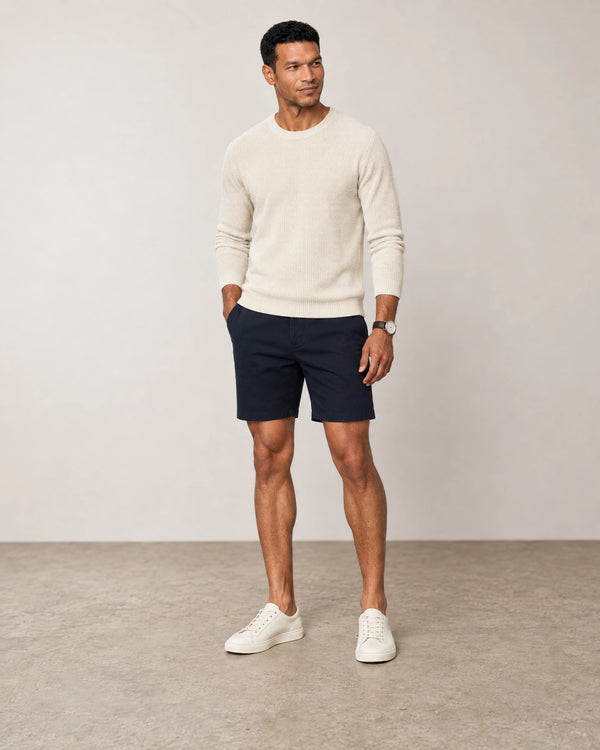Classic Chino Shorts campaign 02|navy