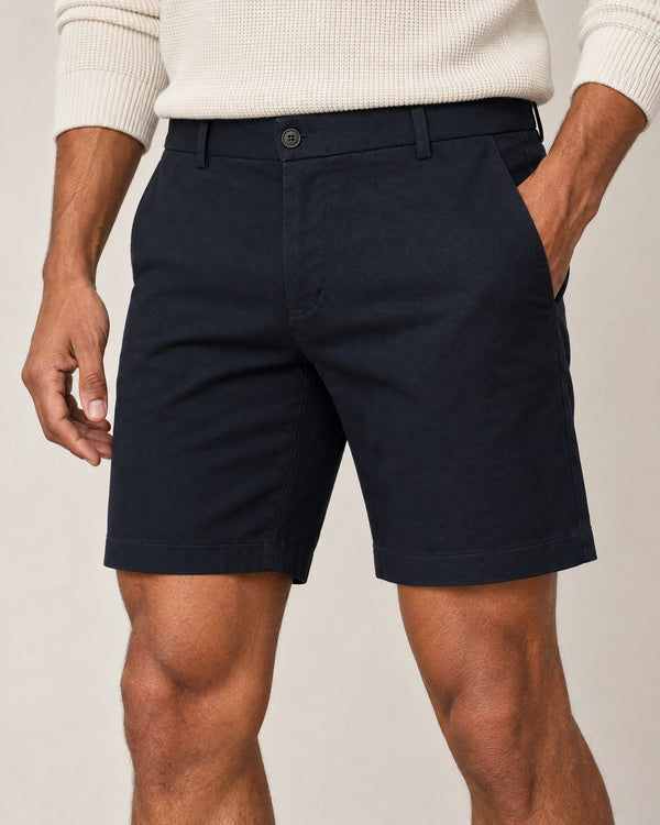 Classic Chino Shorts campaign 03|navy