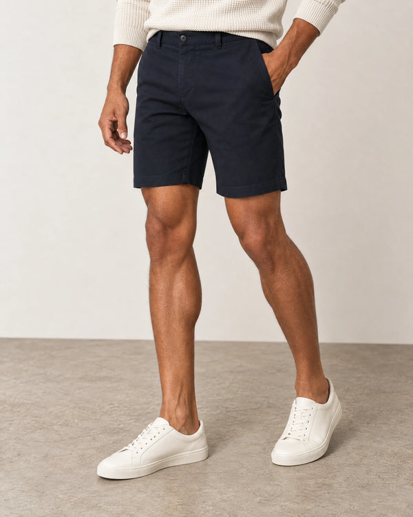Classic Chino Shorts campaign 05|navy