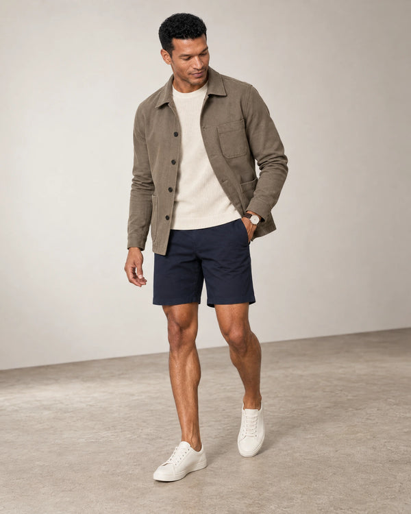 Classic Chino Shorts campaign 06|navy