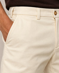 Classic Tapered Chinos campaign 08|ivory stone