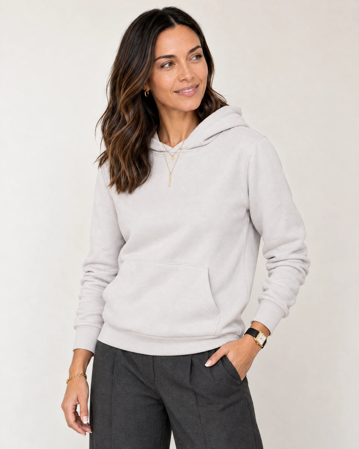 
Cotton Fleece Hoodie campaign 05