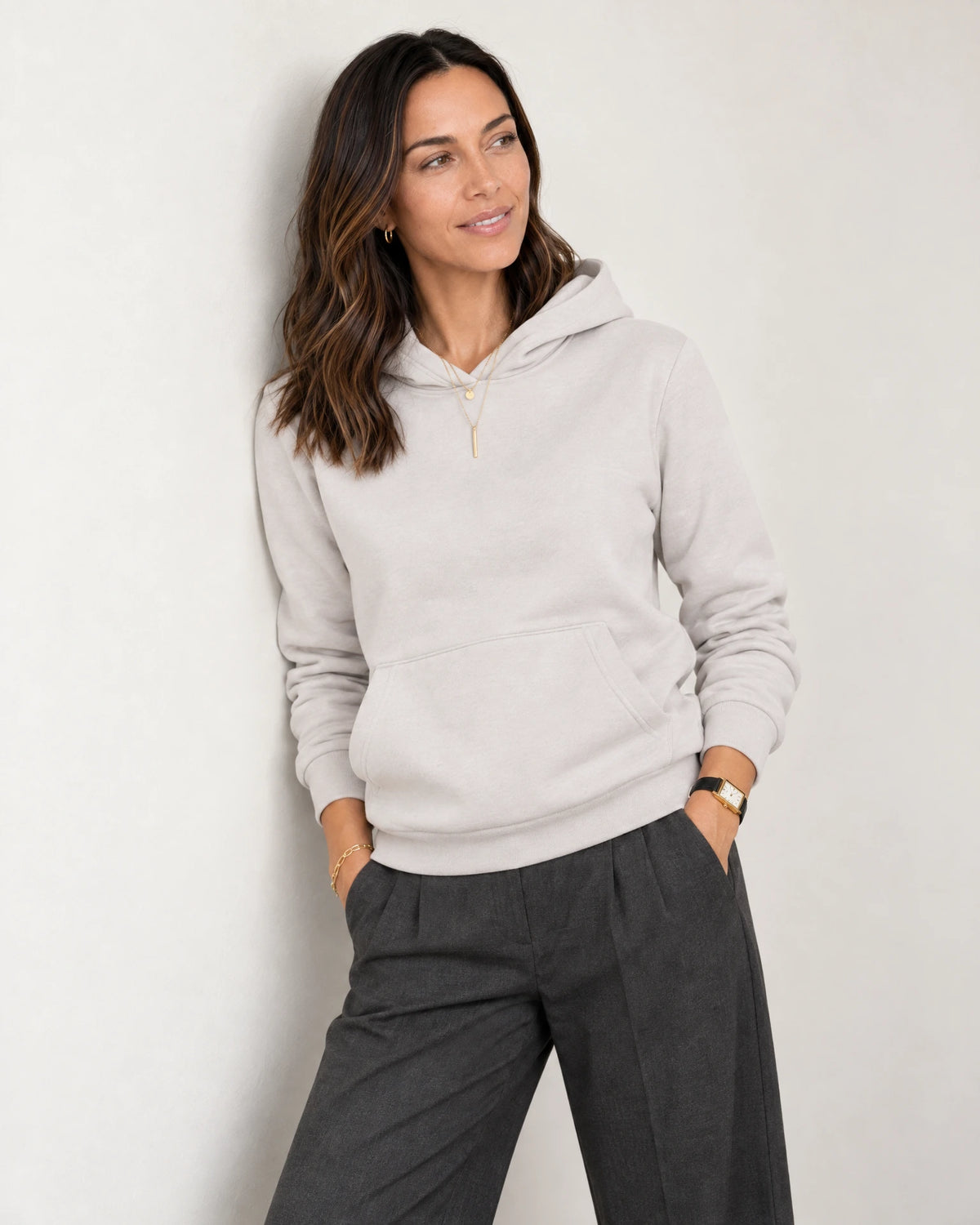 
Cotton Fleece Hoodie campaign 07