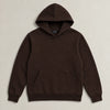Cotton Fleece Hoodie campaign 09|smoked brown