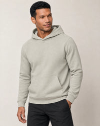 Cotton Fleece Hoodie campaign 01|wolf green