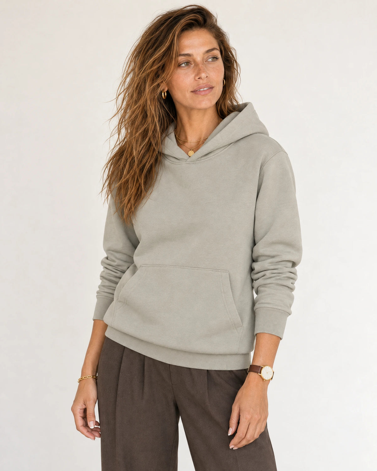 
Cotton Fleece Hoodie campaign 01