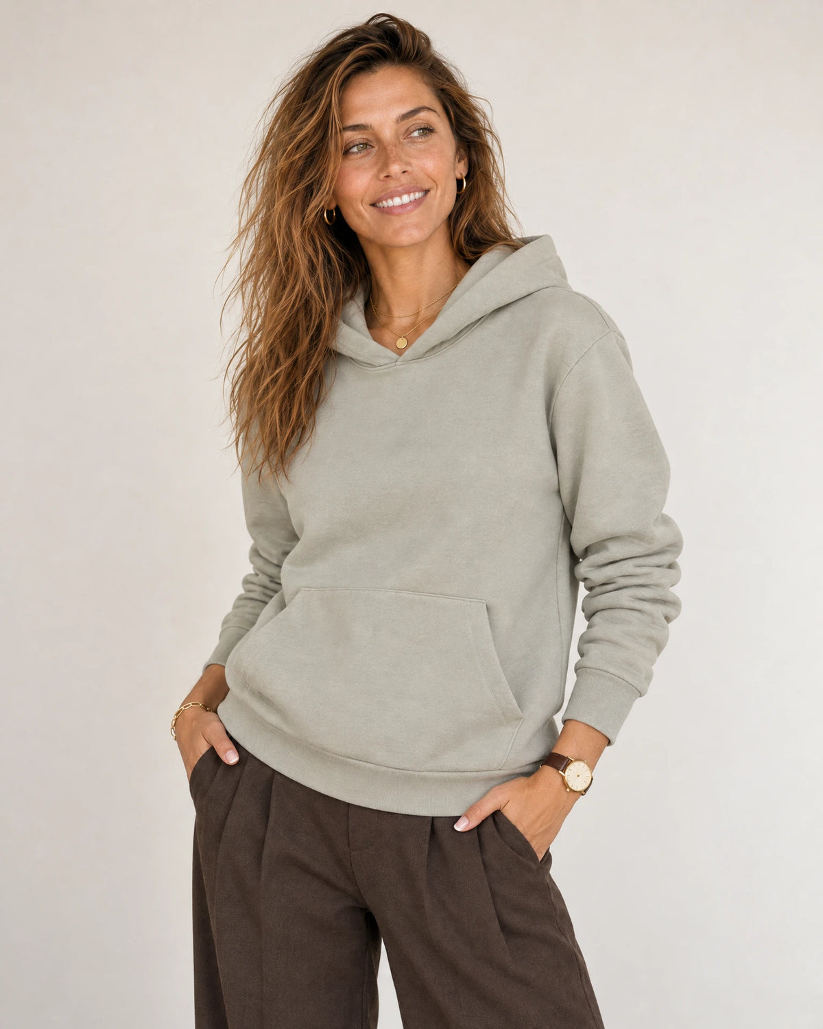 
Cotton Fleece Hoodie campaign 05