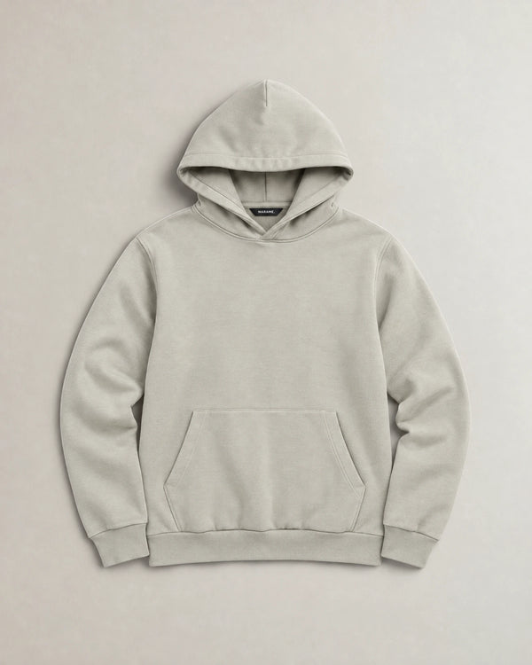 Cotton Fleece Hoodie campaign 09|wolf green
