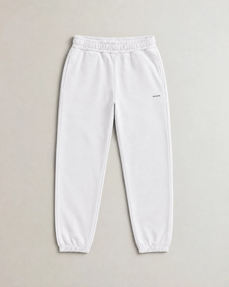 Cotton Fleece Joggers campaign 09|ash white