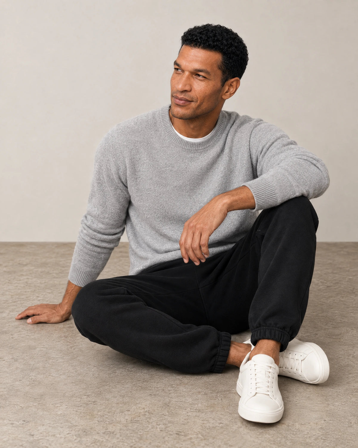 
Cotton Fleece Joggers campaign 07
