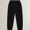 Cotton Fleece Joggers campaign 09|black