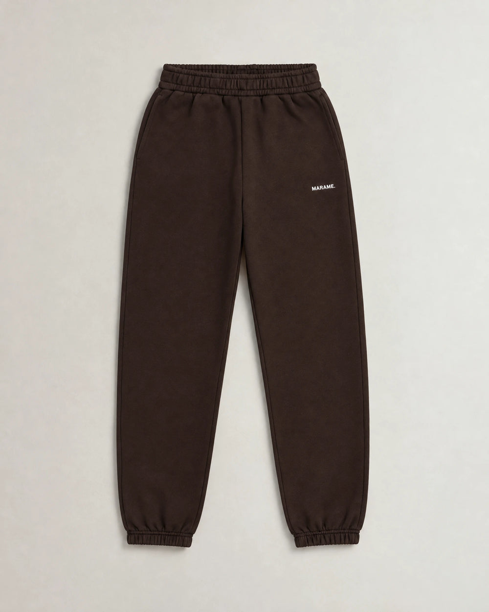 Cotton Fleece Joggers campaign 09|smoked brown