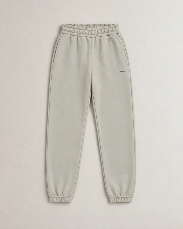Cotton Fleece Joggers campaign 09|wolf green