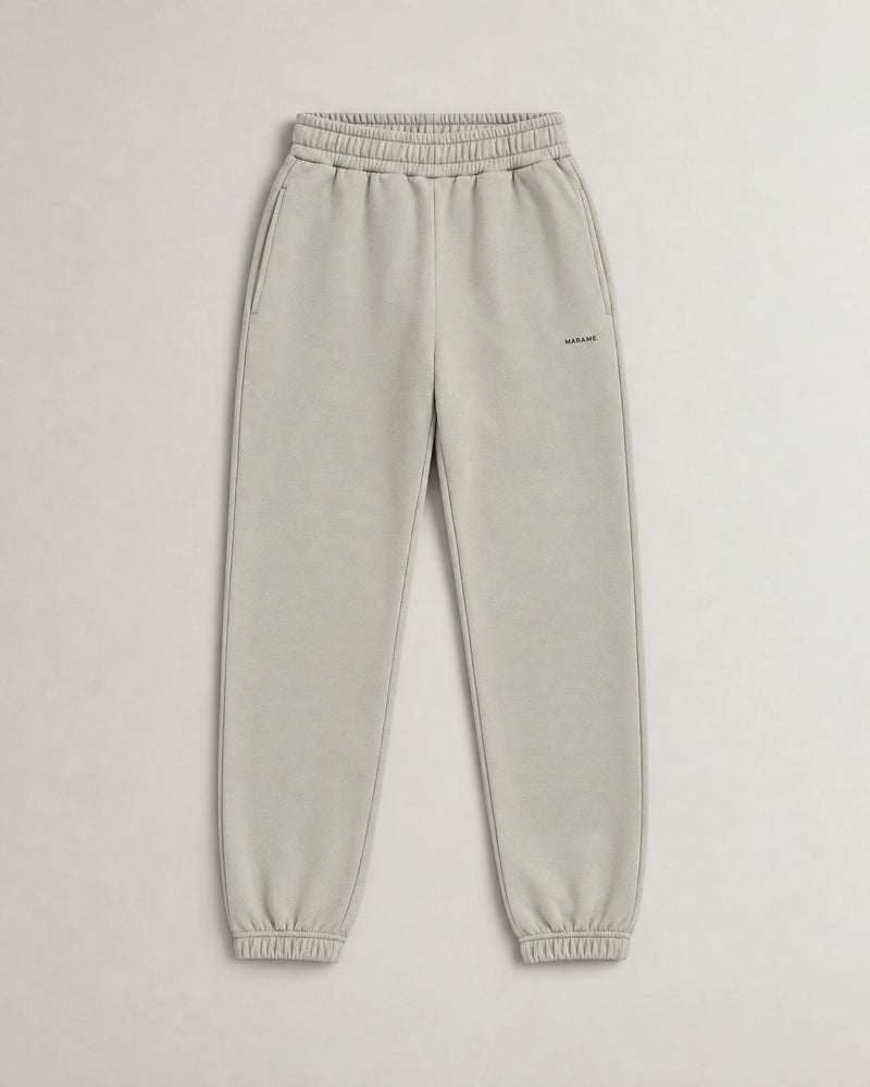 Cotton Fleece Joggers campaign 09|wolf green