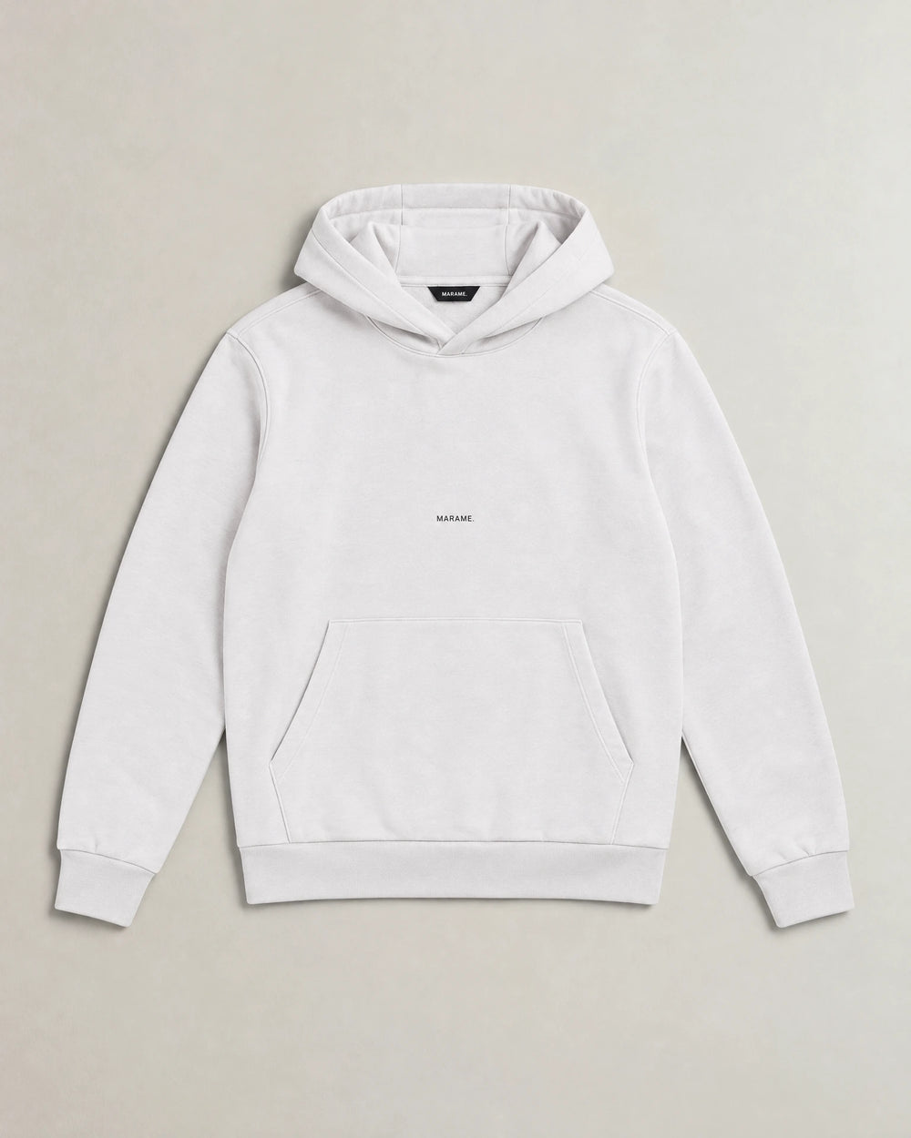 Cotton Fleece Logo Hoodie campaign 09|Ash White