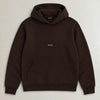 Cotton Fleece Logo Hoodie campaign 09|Smoked Brown
