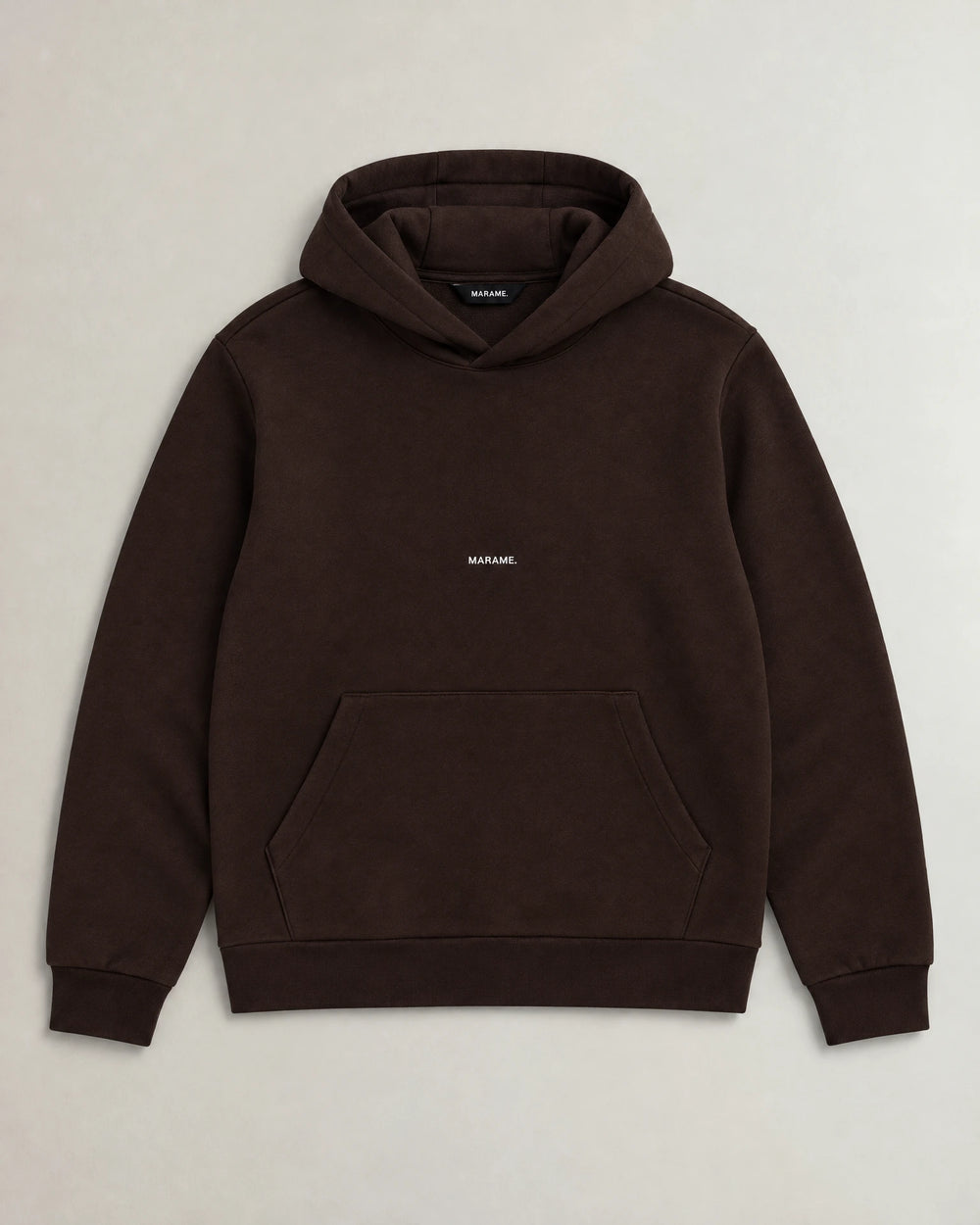 Cotton Fleece Logo Hoodie campaign 09|Smoked Brown