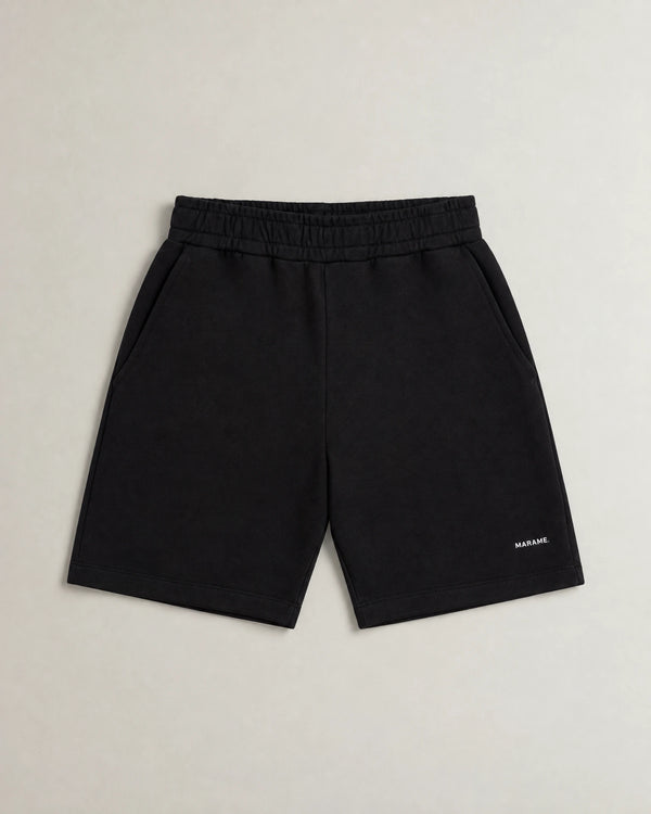 Cotton Fleece Lounge Shorts campaign 09|black