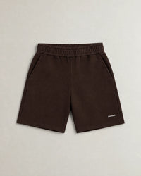 Cotton Fleece Lounge Shorts campaign 09|smoked brown