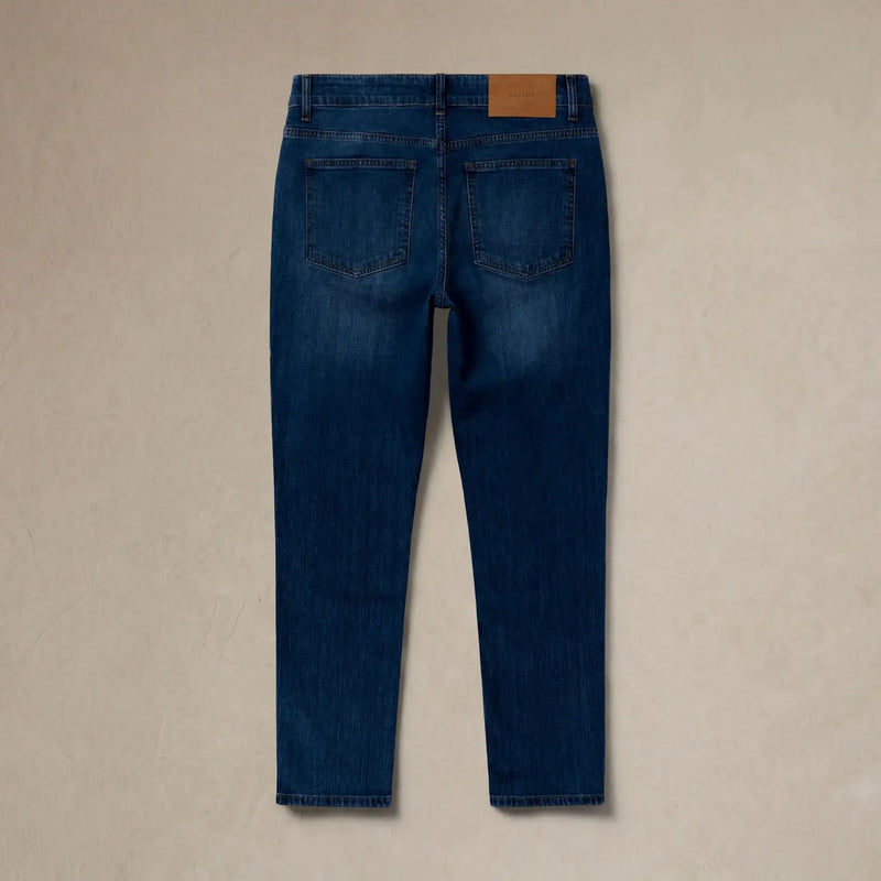 |navy wash denim