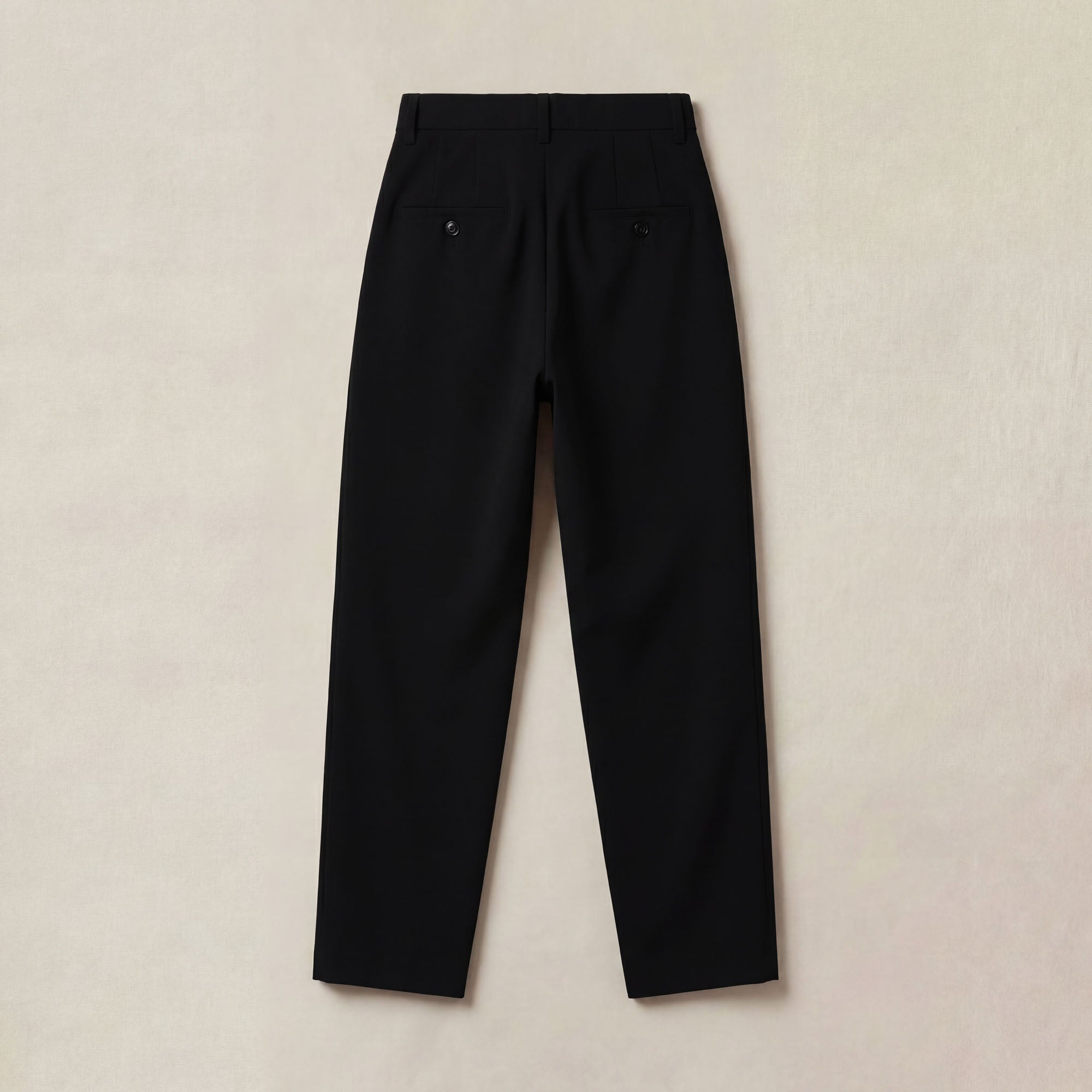 High-Waisted Tapered Trousers