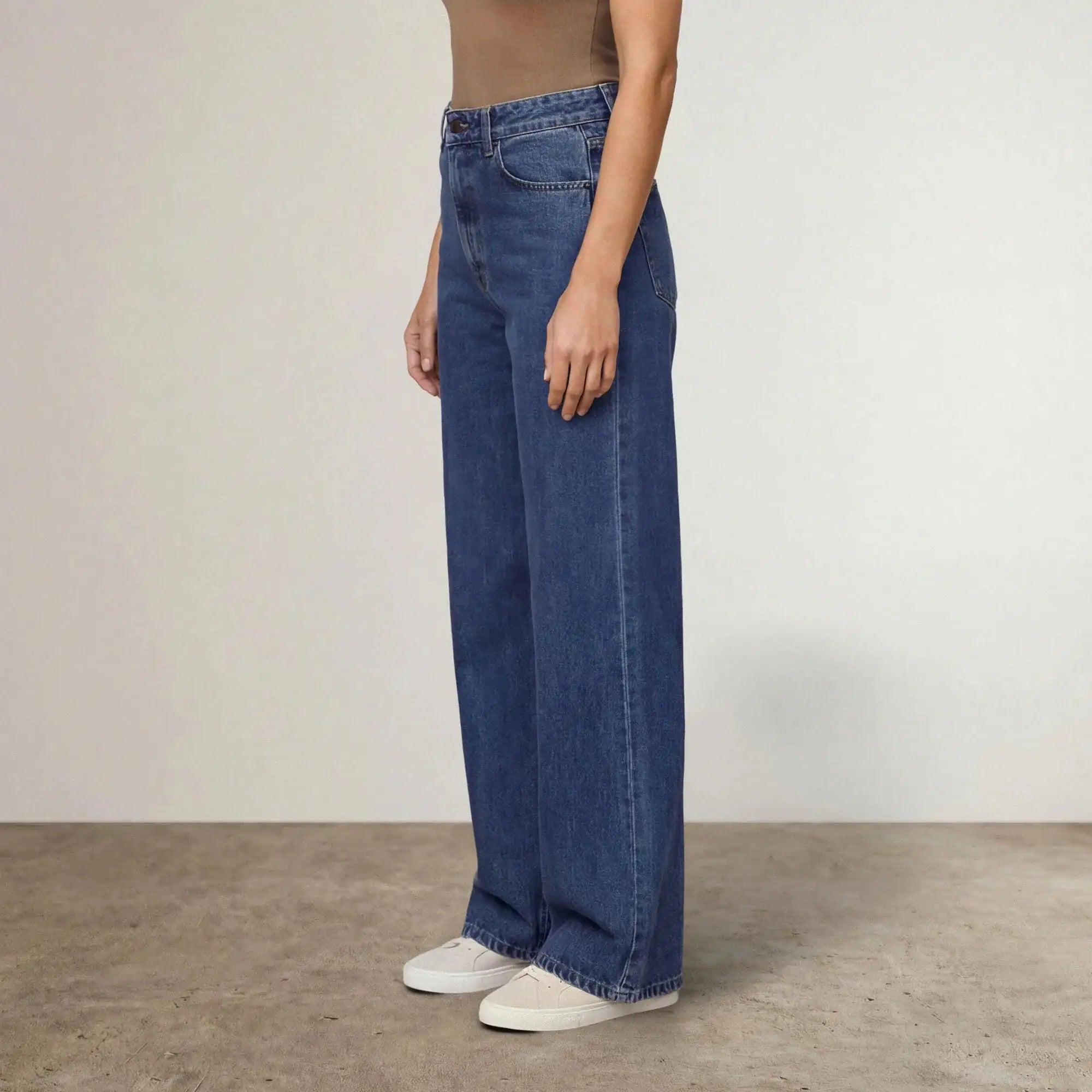 |deep navy wash denim
