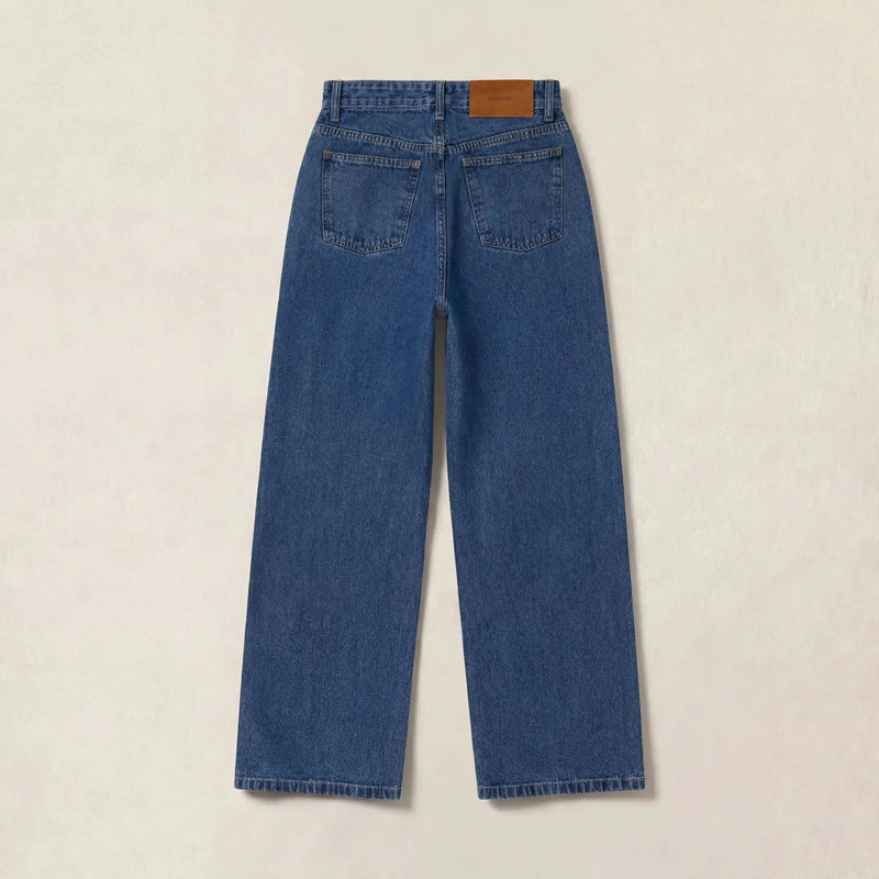 |deep navy wash denim