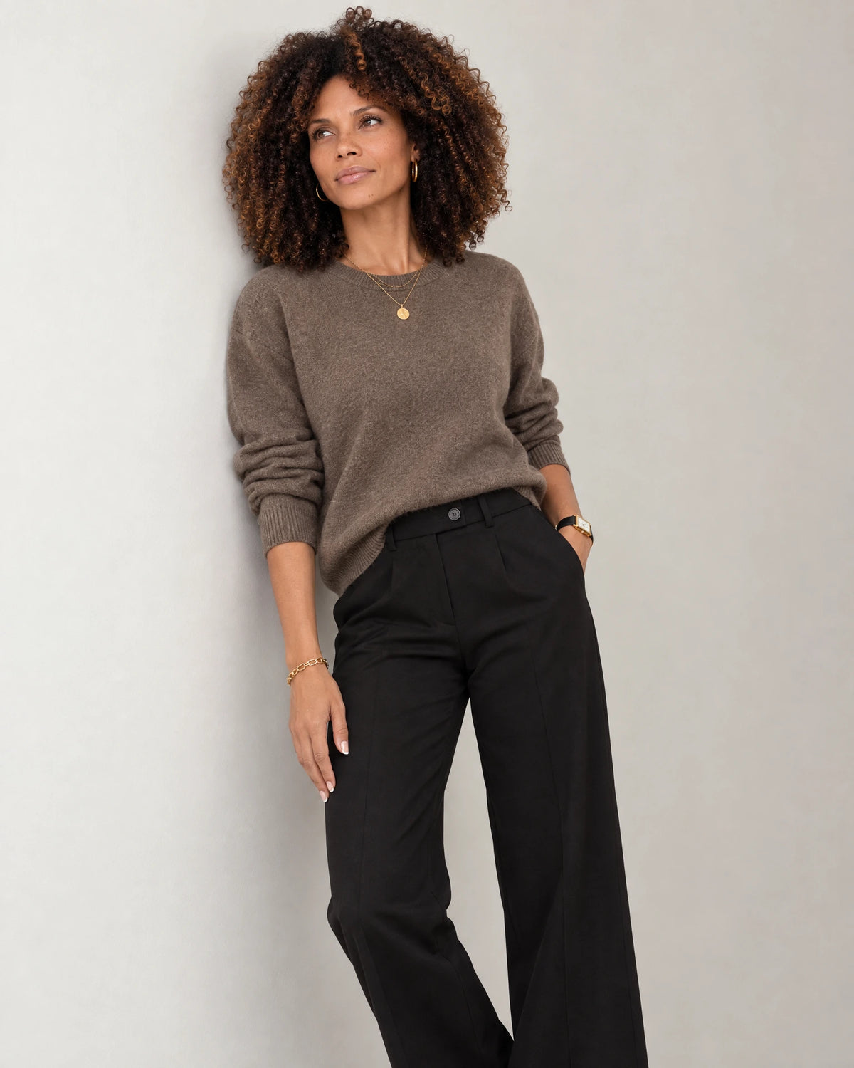 
High-Waisted Smart Trouser campaign 07
