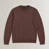Italian Fine Knit Crew campaign 09|conker brown