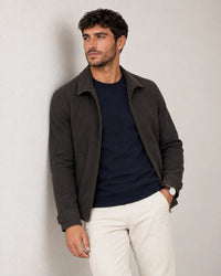 Italian Fine Knit Crew campaign 07|navy