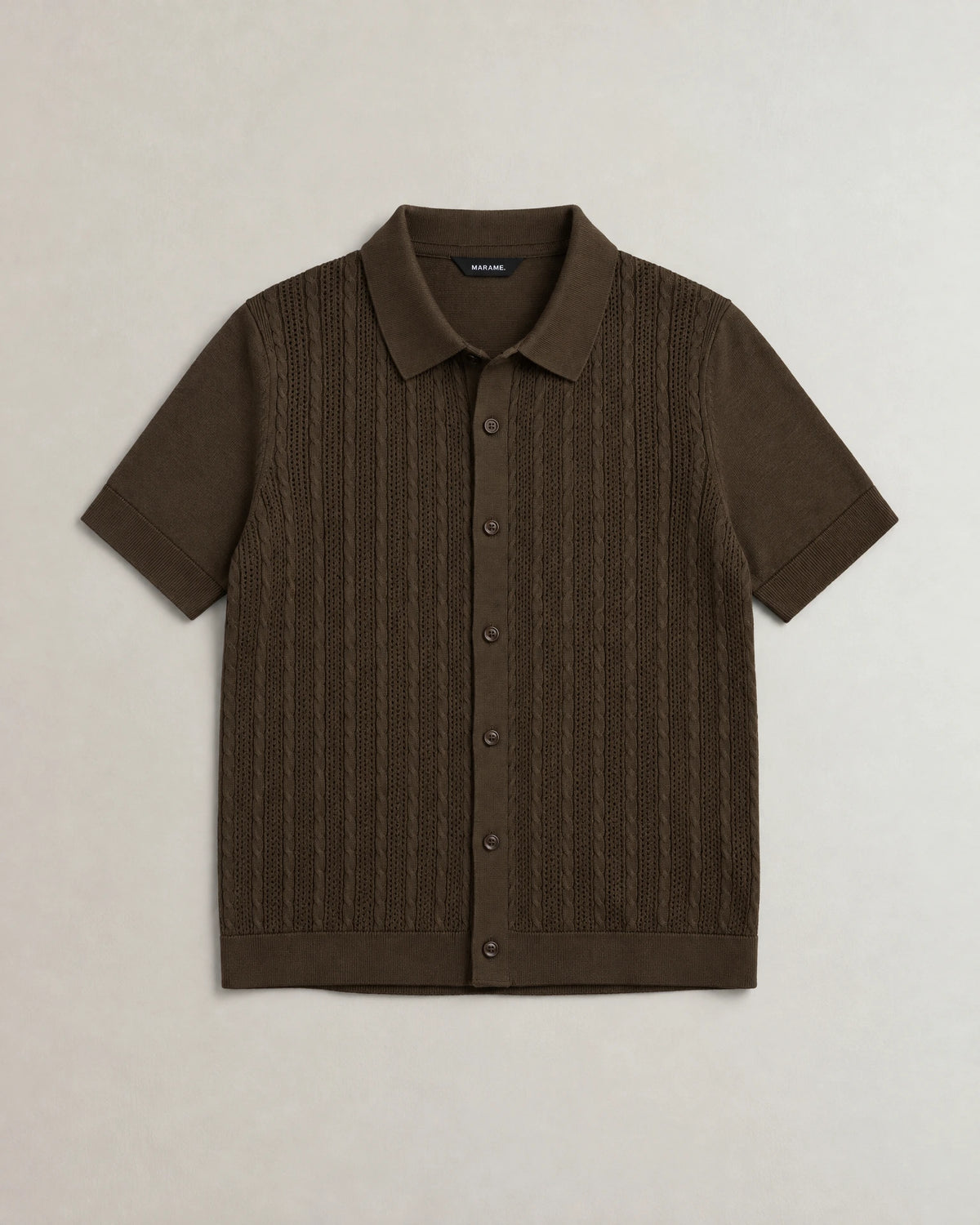 
Italian Knit Cable Shirt campaign 09