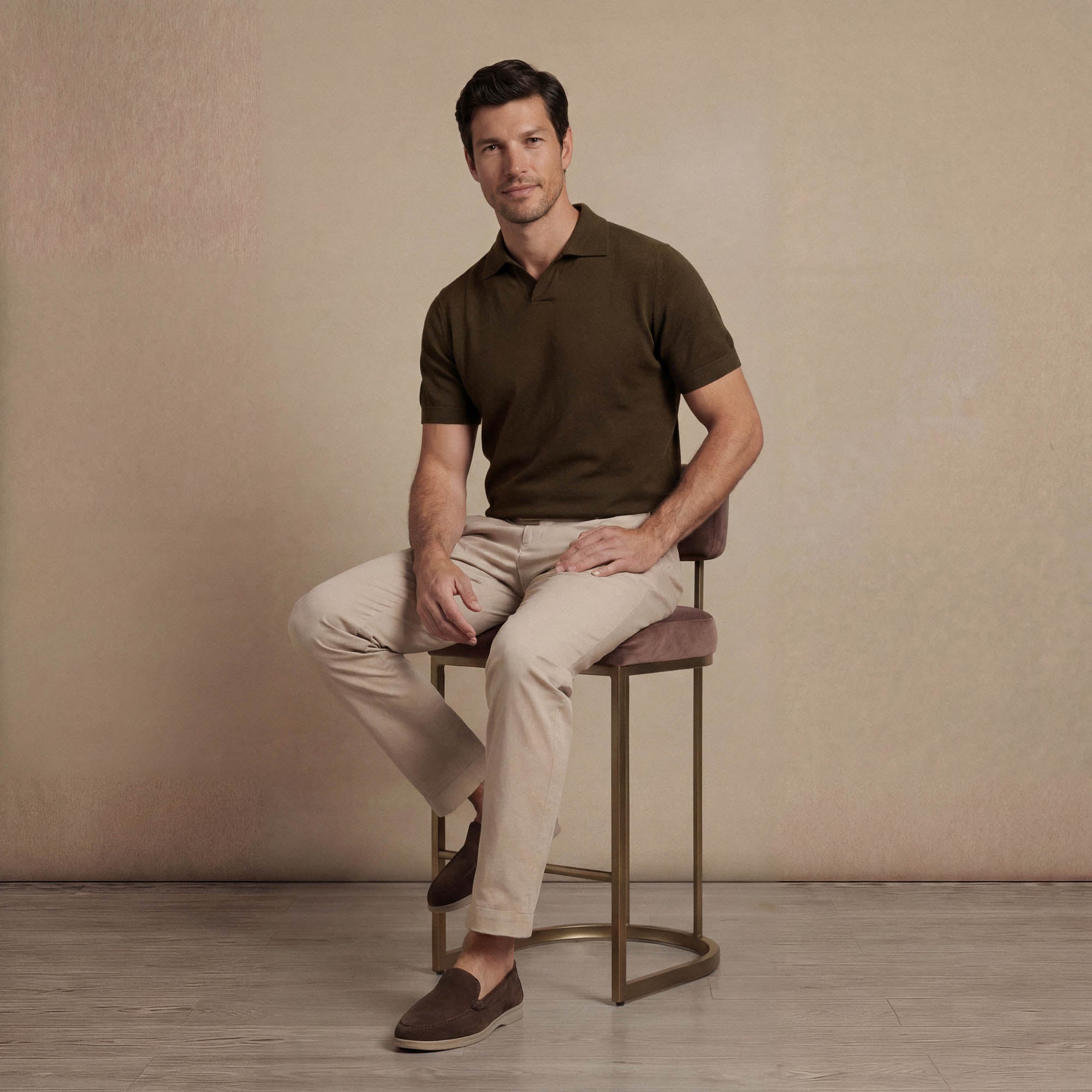 Seated view |forest khaki