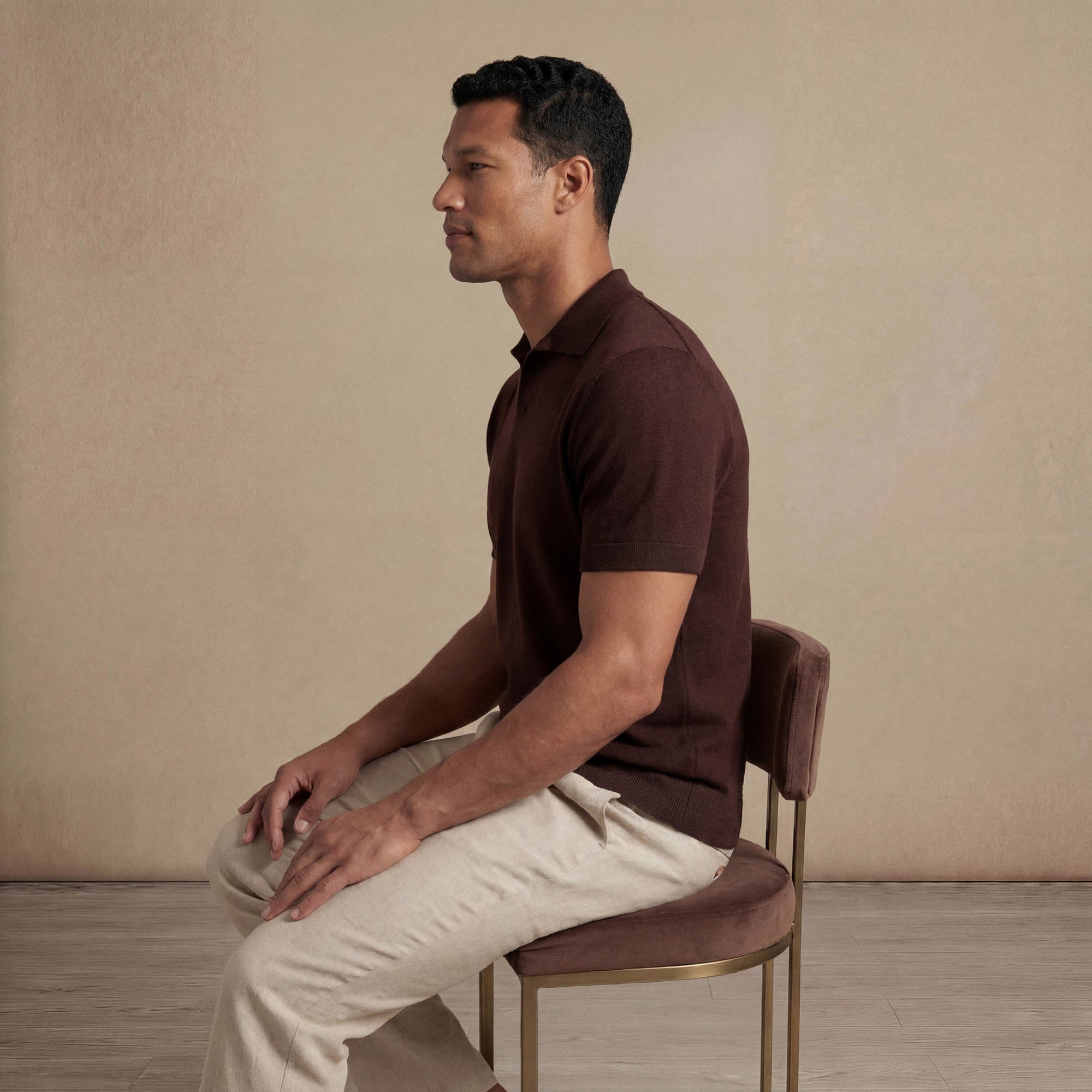 Seated View |brown cherry