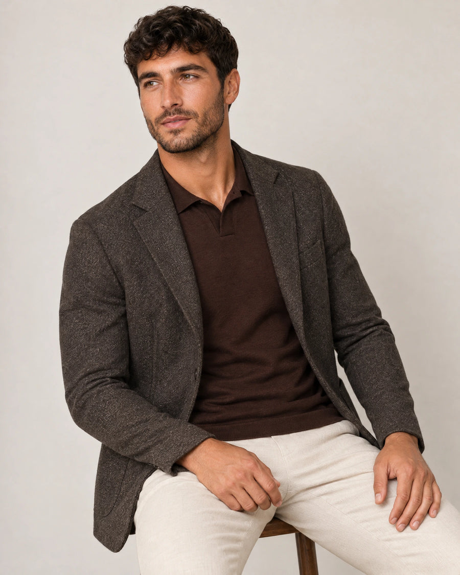 Italian Merino/Cotton Polo