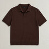 Italian Merino/Cotton Polo campaign 09|brown cherry
