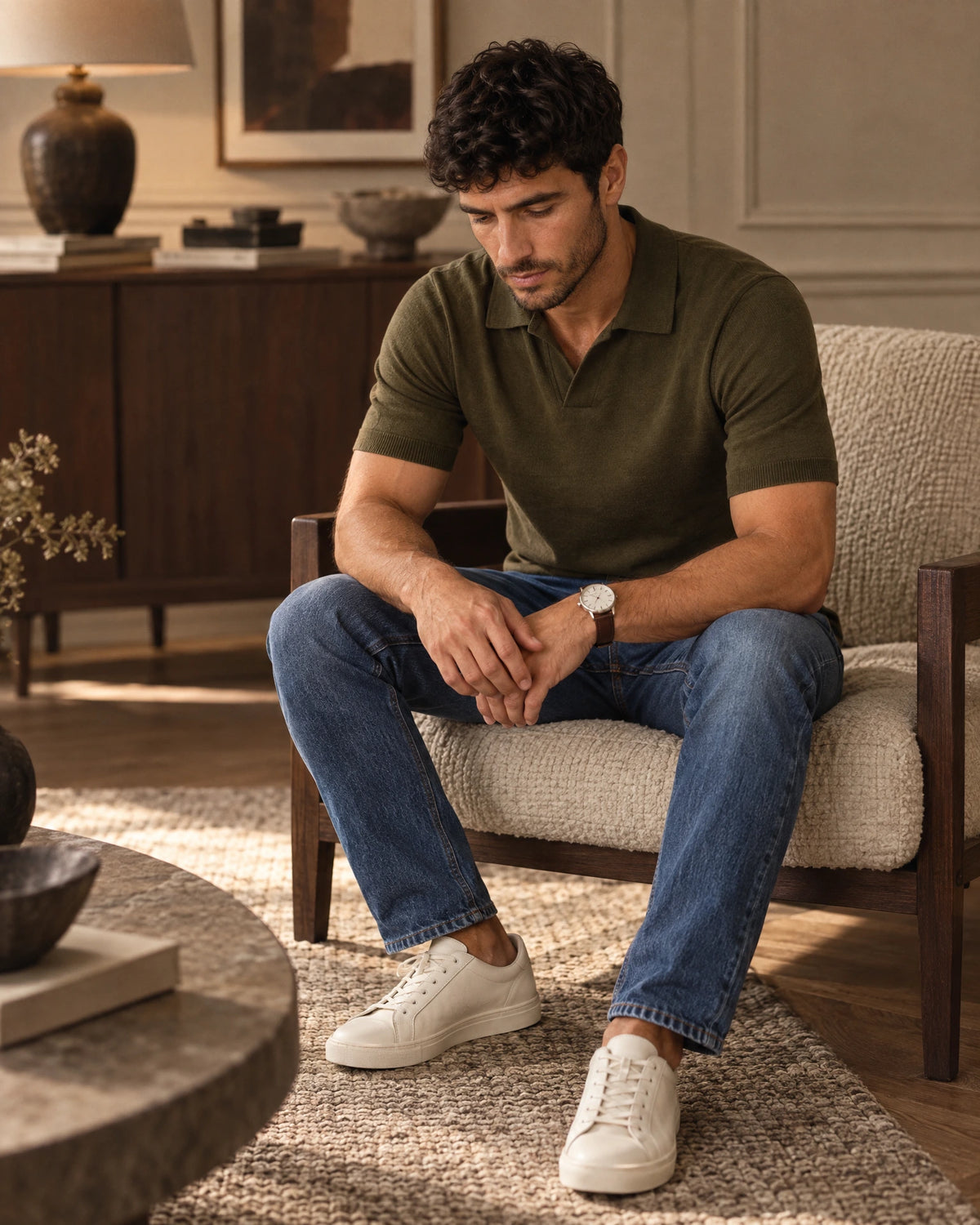 
Italian Merino/Cotton Polo campaign 11