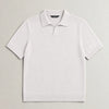 Italian Merino/Cotton Polo campaign 09|silver ice