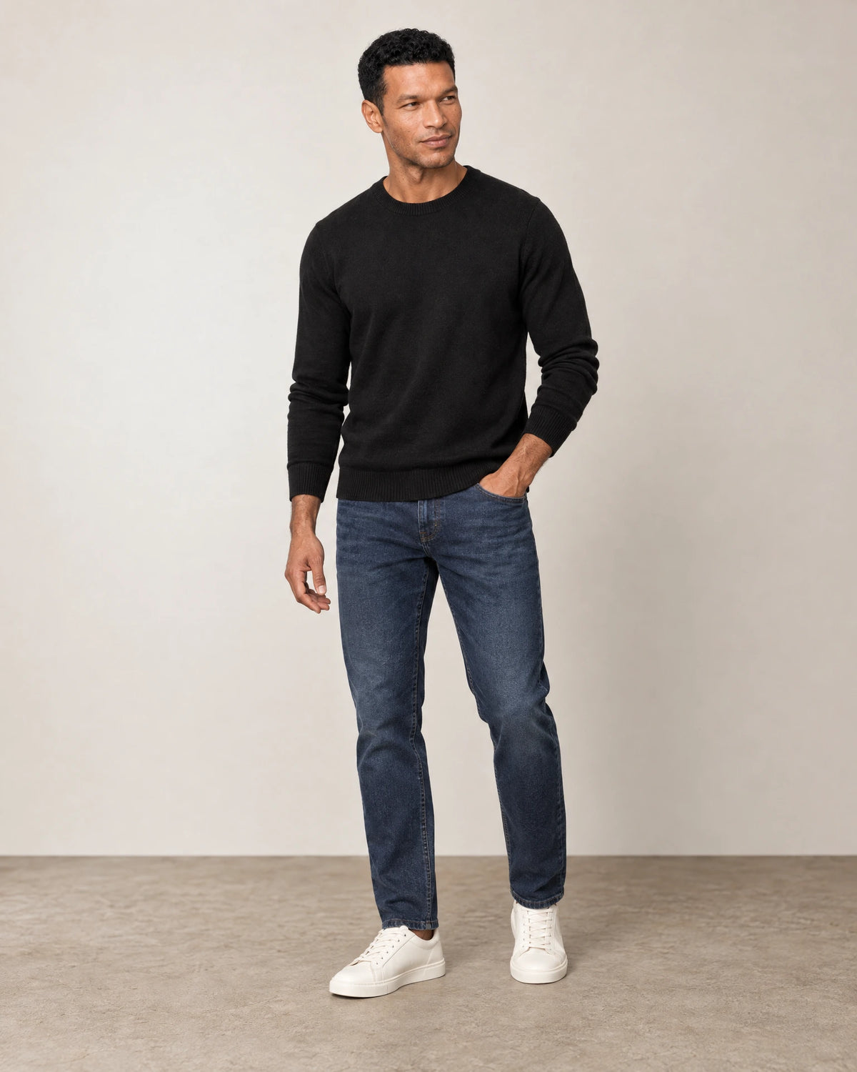 
Italian Merino Wool Knit Jumper campaign 02