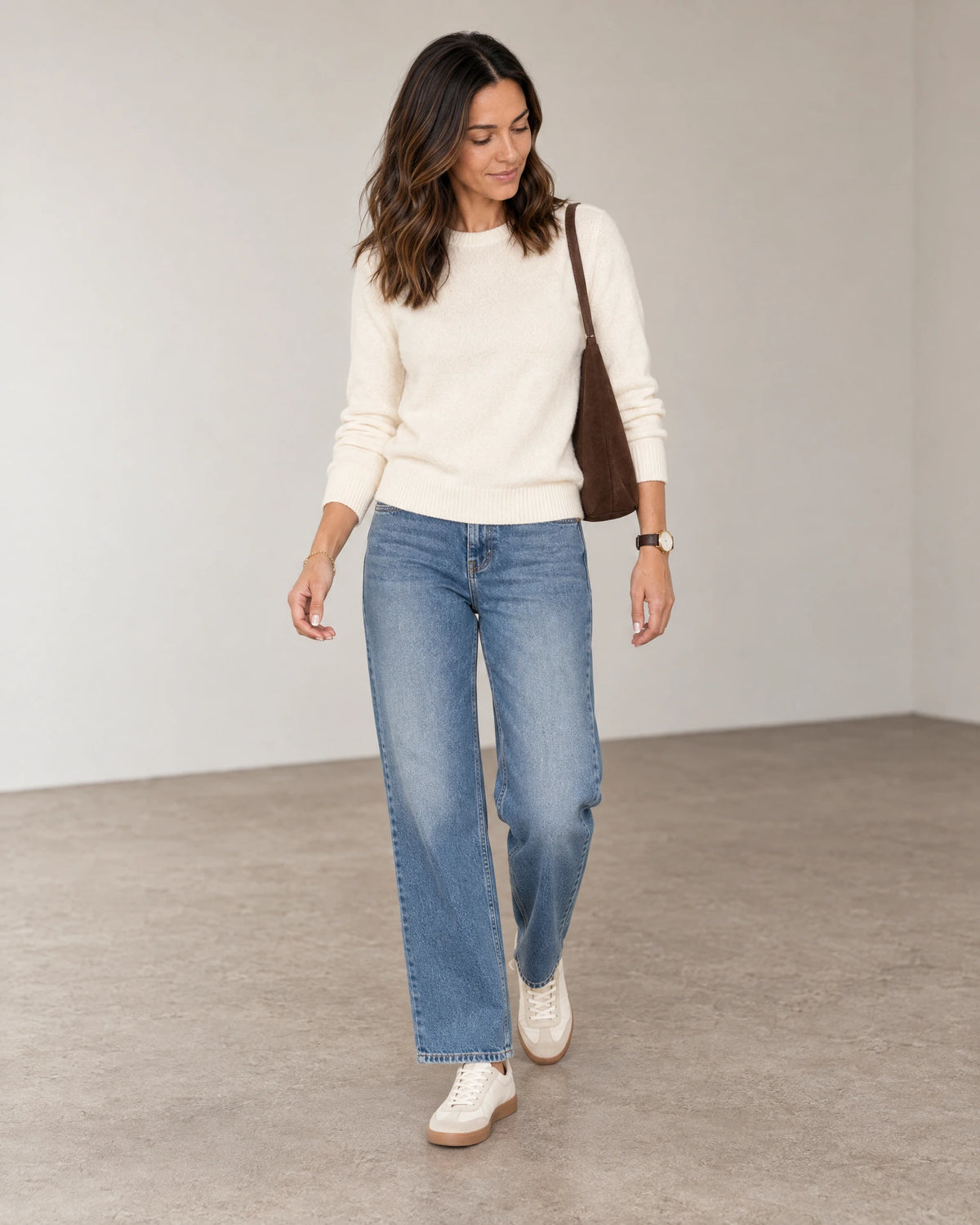 
Italian Merino Wool Knit Jumper campaign 06