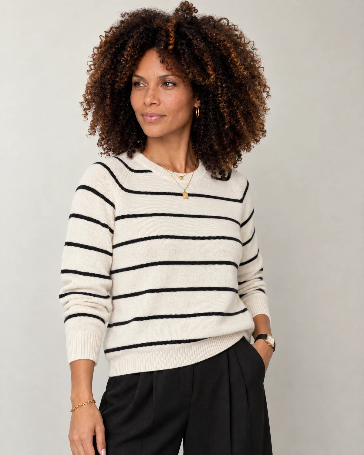 
Italian Merino Wool Knit Jumper campaign 01